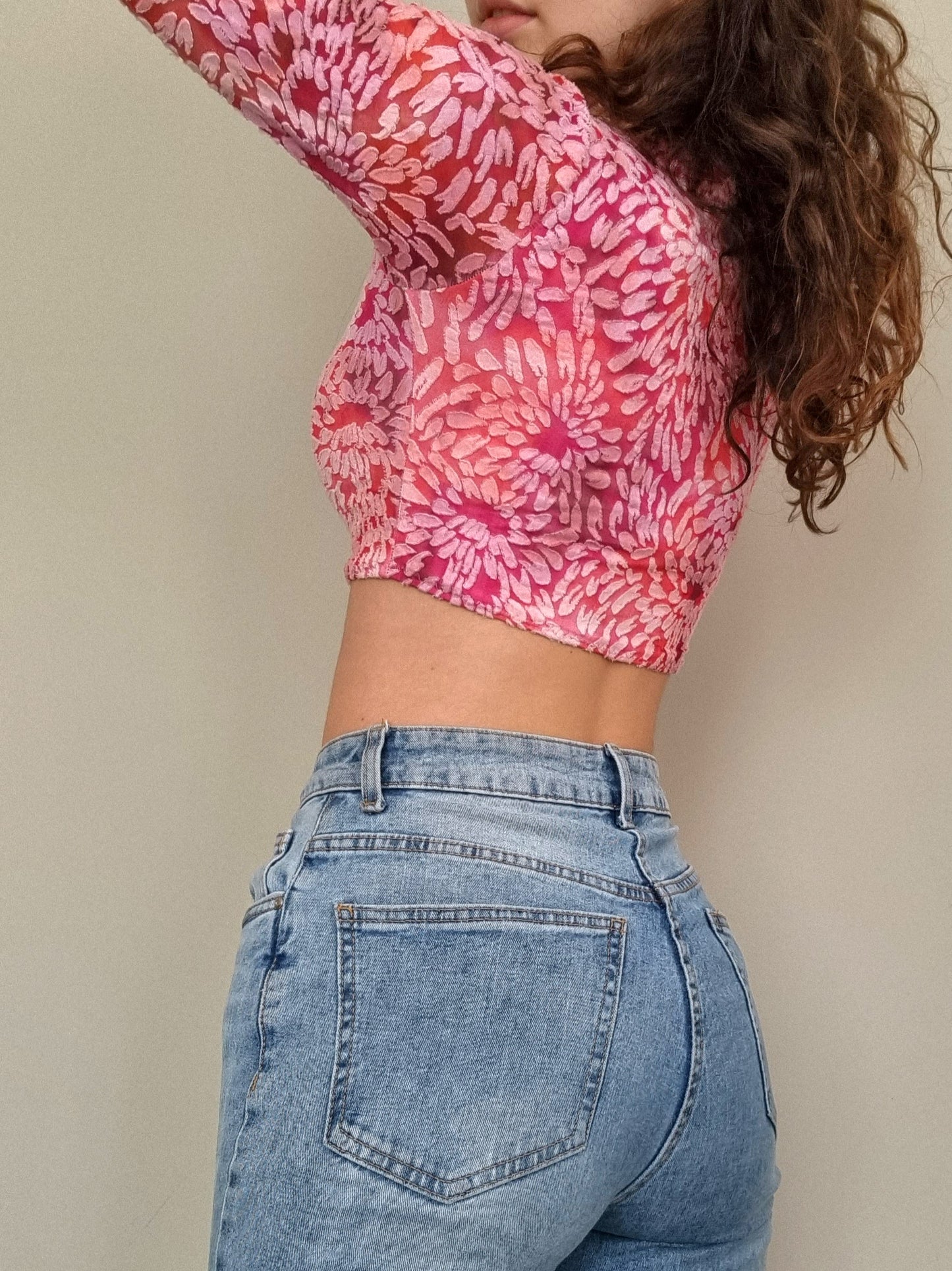 Daisy Crop Pink
