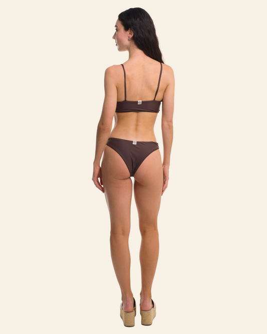 Mocha Mykonos Bikini Bottoms
